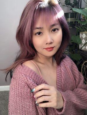 Pinky purple for winter