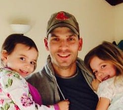 Jeffrey Campilio and his children.