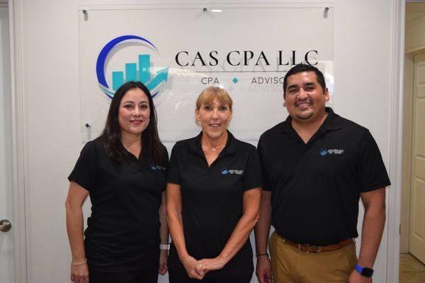 CAS CPA LLC partners: Blanca, Carol and James