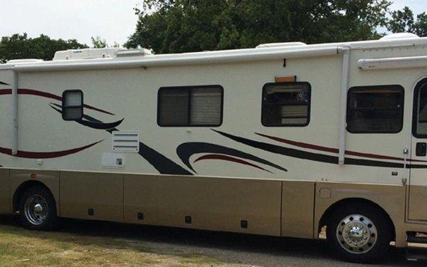 New striping on older RV