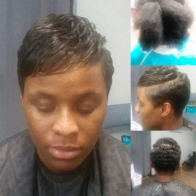 Haircut, Relaxer, & Style