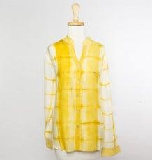 Marigold Mandarin Collar Shirt