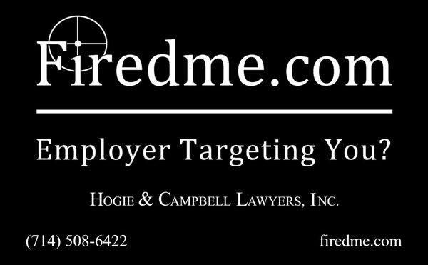 Employer Targeting You? We Can Help.