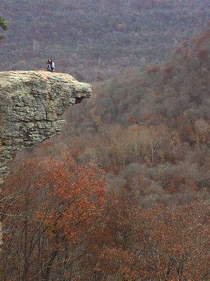 Hawksbill crag. Whitaker point trail