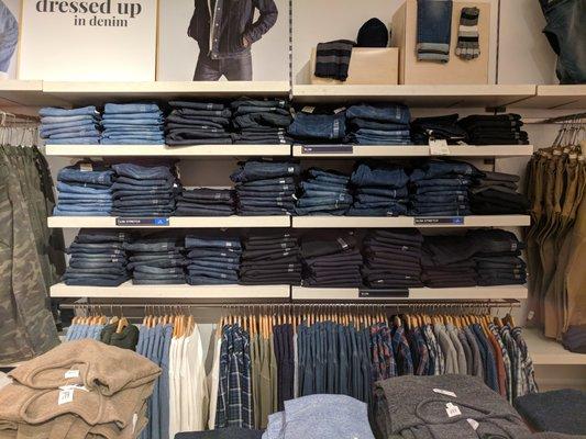 Men's jeans section (2 of 2).