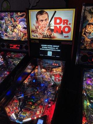 James Bond themed pinball machine