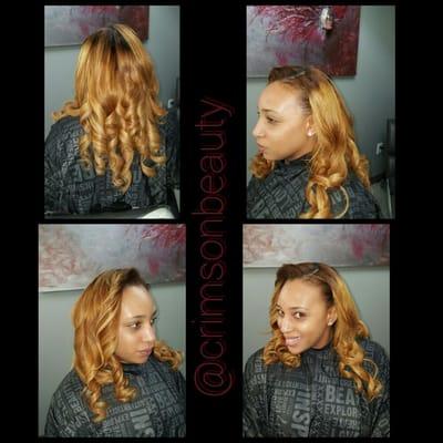 Custom color and sew in.