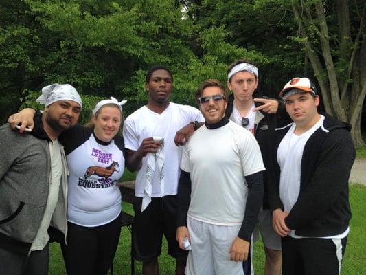 The White Team won the kickball tournament! Good job guys!!