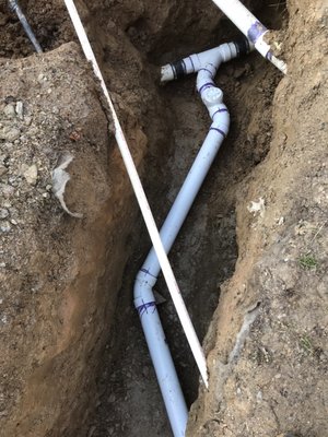 New drain for Bathroom