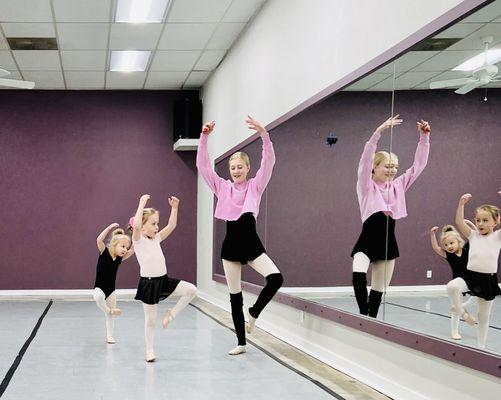 Our Pre-Ballet dancers.