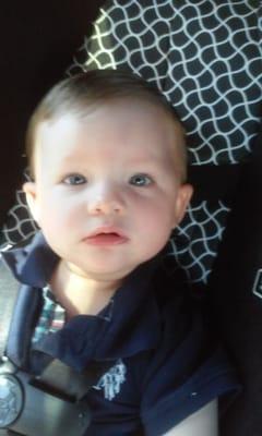 Jaxsons hair cut :)