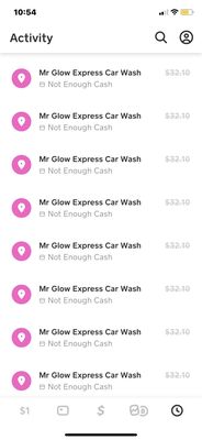 Mr. Glow car wash trying to steal my hard earn money during a pandemic