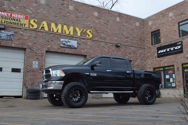 Dodge lifted by us on 38" Mickey's.