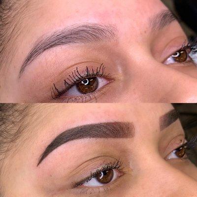 Ombré brows