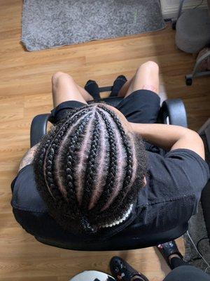 6 mens cornrow