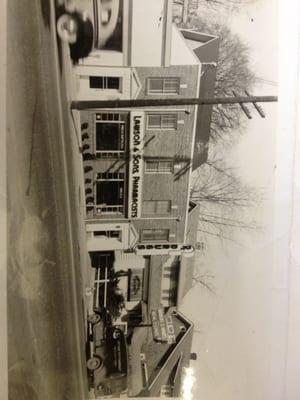 Lawson's Pharmacy back in 1950's on Route 1.