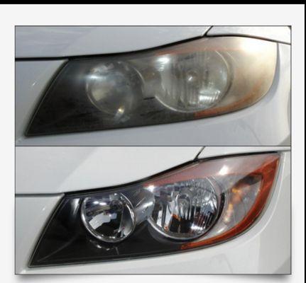 Headlights restored