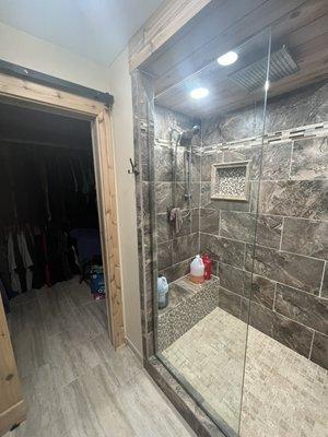 Custom shower