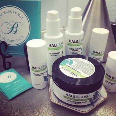 Hale & Hush professional products for sensitive, challenged skin