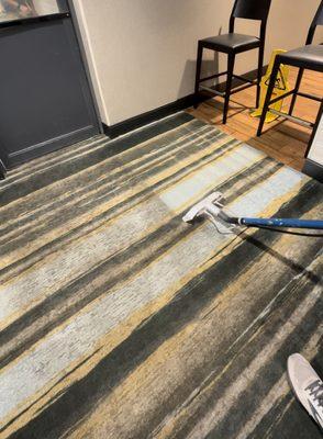 Commercial carpet cleaning