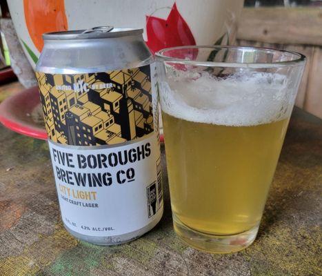 City Light from Five Boroughs Brewing Company!