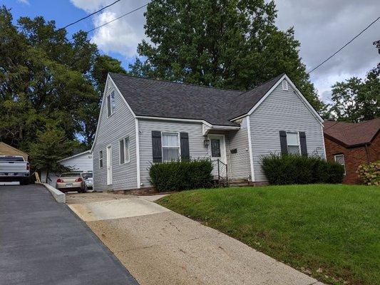 New asphalt shingle roof 2019.