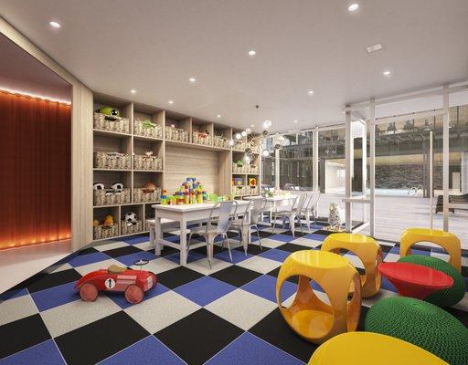 Children's Room at Tower 28, Long Island City, NY