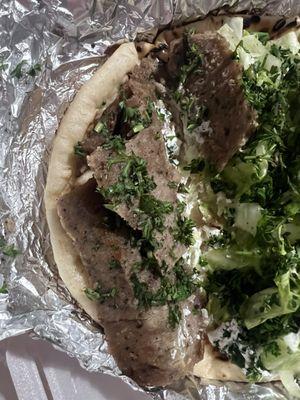 Beef and Lamb Gyro Pita