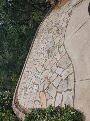 Flagstone patio