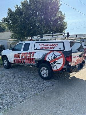 A technicians Toyota Tacoma