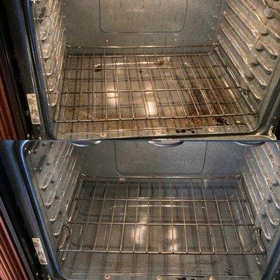 Oven before/after