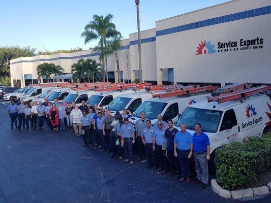 Service Experts Heating & Air Conditioning team photo, November 2019