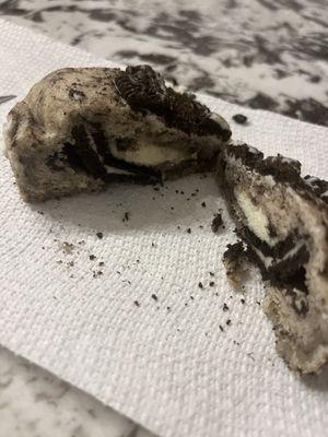 Stuffed Oreo cookie