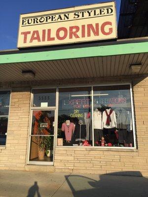 European Tailoring is a reliable tailor shop for formal and other clothing.  I've used their services over 25 years.