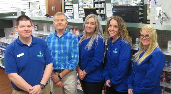 We are your local home town pharmacy.  Come by and see us!!