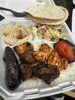 Combination Kebab Plate