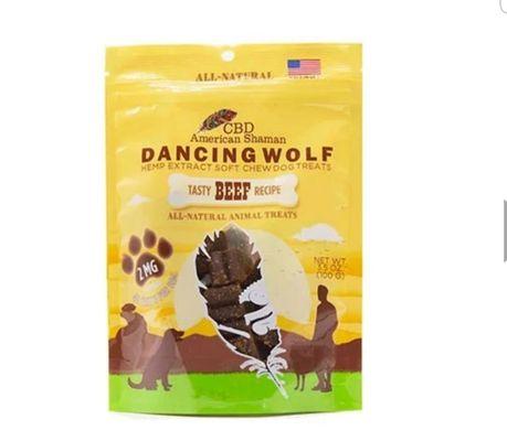 Dancing Wolf to create a yummy beef-flavored soft chew dog treat that will nourish your pet from the inside out. $29.50