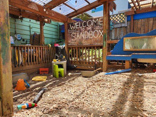 Our Preschool sandbox!