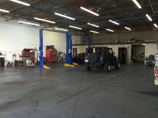 We have the room to work and equipment to work on your vehicles.