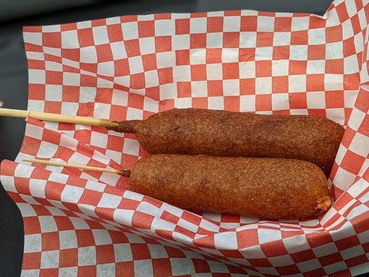 Corndog and Pepper Jack Cheese