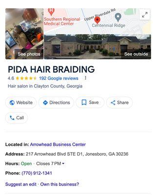 Pida Hair Braiding