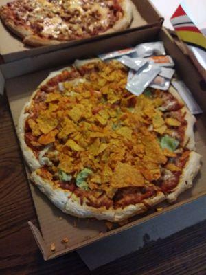 Taco pizza