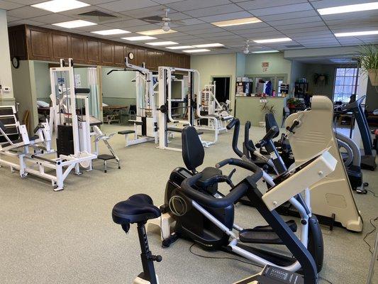 Enjoy numerous machines including cardio equipment