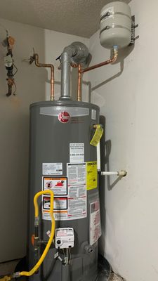 Gas water heater installation GA code