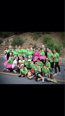 Kaia FIT Fallbrook! We were the crazy Tutu/Green shirt wearing ladies having a blast!