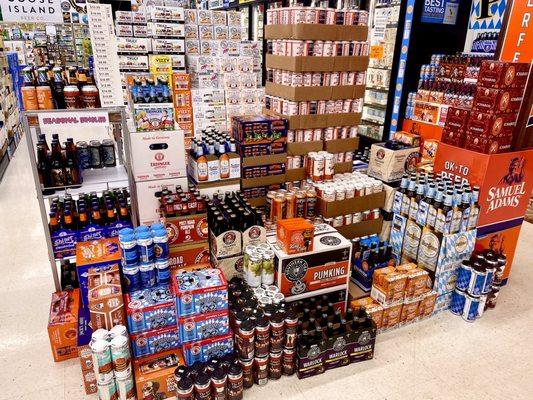 Oktoberfest Beer display