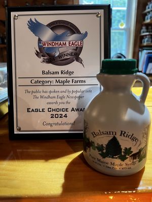 Thank you for voting us for Windham Eagle Best Maple Farm 2024 & Best of 207 Specialty Store