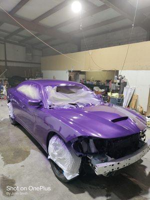 And here's the front of it I will update the photo when it's finished nice car