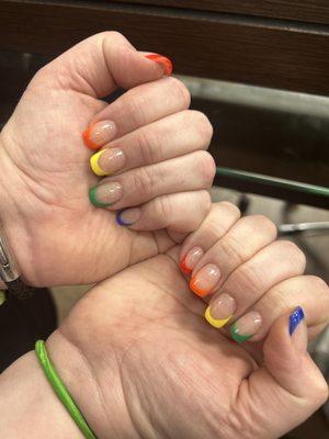 Pride acrylics