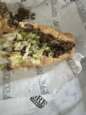 "Great Steak Cheesesteak"